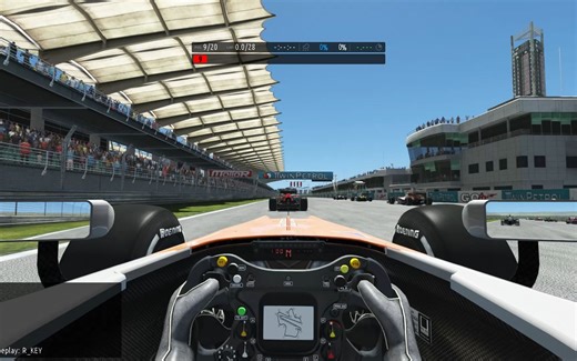 rFactor 2 马来西亚 雪邦国际赛道 Sepang International Circuit | Formula ISI 2012 驾驶视角