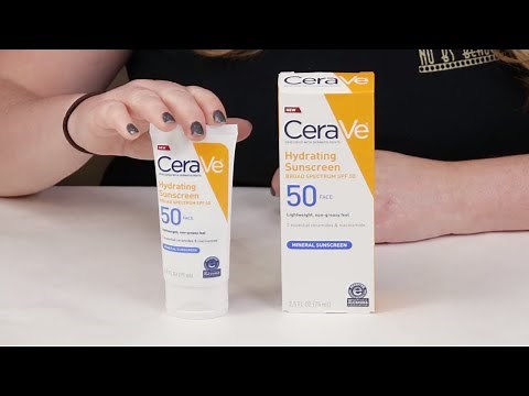 CERAVE NEW! 🆕 Hydrating Face Mineral Sunscreen Lotion SPF 50 Review