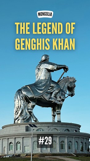 #29/30 THE LEGEND OF GENGHIS KHAN Genghis khan, or Chinggis Khan, has to be the greatest hero or villain to have lived on this planet. Founder of Mongol Empire, the biggest empire in history, the audacity of a human being to rule the world and achieve it contrasted by his atrocities, killing millions of people is just crazy. The 130 ft statue near the capital of Mongolia is a nice 1.5 hour ride through the steppes & although touristy, it's something you cannot miss for the sake of history. #life