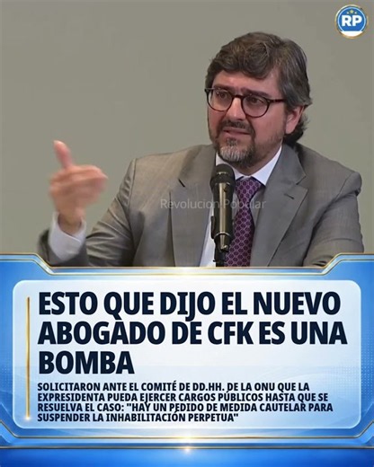 This is the BOMBSHELL statement from CFK's new lawyer