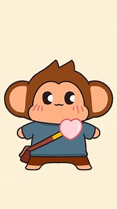 Thank you 🥹🙈 Follow @chimpersofficial for more!! #funny #comedy #animated #animation #character #cute #art #illustration | Chimpers