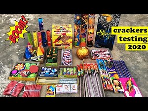25 different types of crackers testing दिवाली के पटाखे Diwali crackers testing