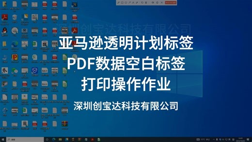 亚马逊透明计划标签PDF文件打印操作视频