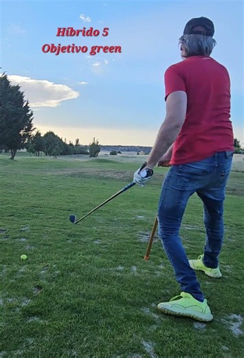 Cancha de Prácticas. Híbrido 5. Objetivo Green. Golf adaptado. 13 June 26. 🌤️ 25gr. Good 💪