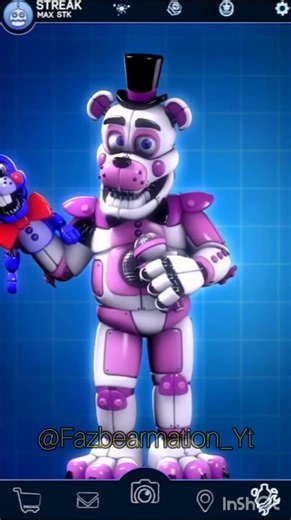 Fnaf AR Edit - Stylized Funtimes ❤️‍🩹🔥✨ song: Stuck inside #fnaf #fnafaredit #shorts