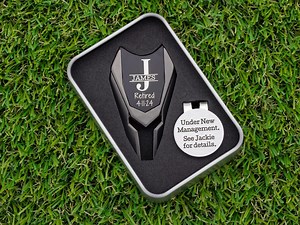 Personalized Golf Divot Tool & Ball Marker Set: Engraved Retirement Golf Gift - Etsy