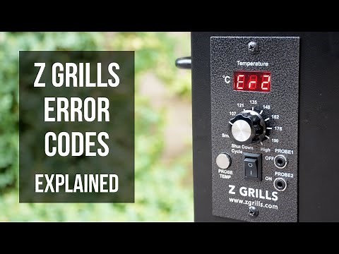 Z Grills Pellet Grill Error Codes Explained