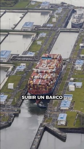 This water elevator lifts giant ships using only gravity #PanamaCanal #Curiosities #Viral