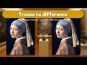 Trouve les différences parmi ces tableaux de grands maîtres de la peinture. Jeux et Logique.