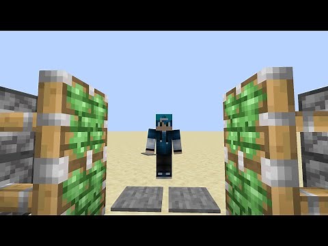 🚪🚪EASY 2 BY 2 PISTON DOOR in Minecraft Tutorial - How to build a SIMPLE 2x2 PISTON DOOR in Minecraft