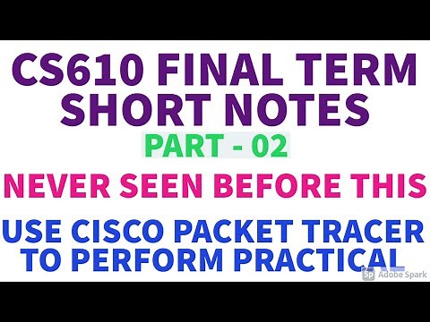 CS610 Final Term Short Notes CS 610 Final Term Preparation CS610 Final Term Preparation