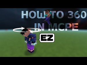 (100 SUBS SPECIAL TUTORIAL)How TO °360 IN Minecraft BEDROCK EDITION