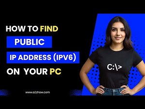 How to Find Public IP Address (IPv6) on Your PC