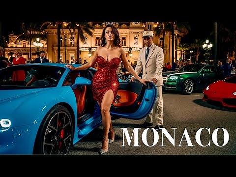 Billionaire Nightlife in Monaco 2025 | Monte Carlo Luxury Walk in 4K