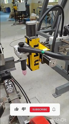 Precision and Power: Column and Boom Welding on Column & Boom Welder | Nikit Engineers #weldingrobot