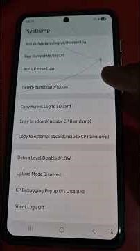 FUNCTION OF CODE *#9900# ON SAMSUNG