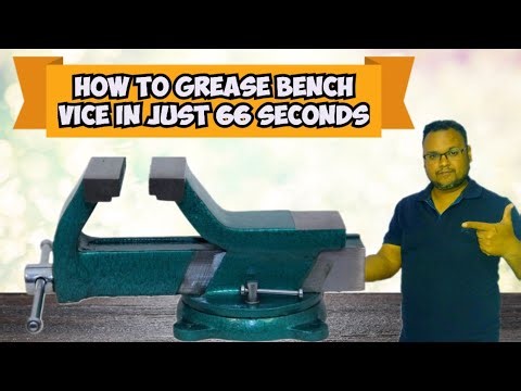 how to grease bench vice in just 66 seconds 👍👍👍