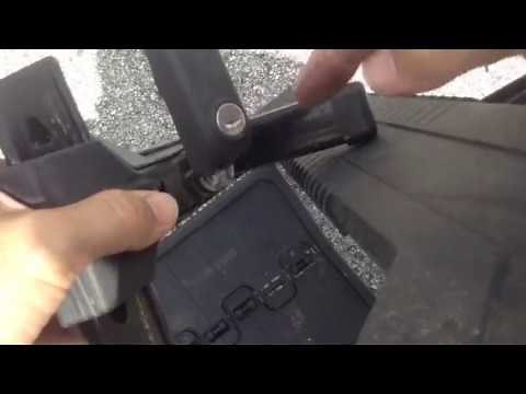 How to remove Thule lock cores without a control key