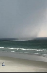 1.1M views · 10K reactions | Oh man! This is my old stomping grounds in Florida. Wow! Check out this waterspout at New Smyrna Beach today - just before 5pm near the 25th-26th Avenue beach. Video Credit: Jennifer Parcell | The Watchmen's Earth and Space connection | Facebook