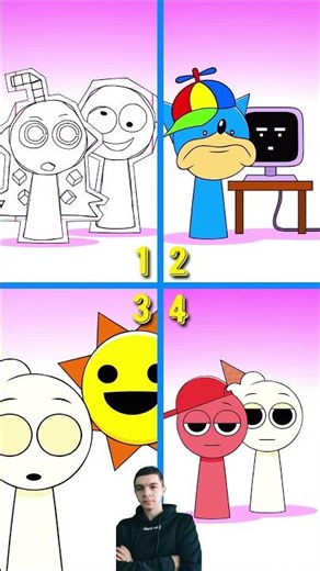 Sprunki 4 Phase chororus sings in twos | 4 Videos Combined into One!