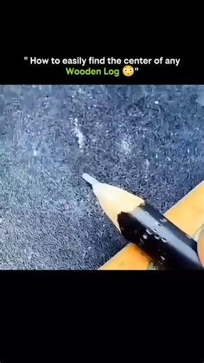 wealth💰 on Instagram: "Finding the exact center of a wooden log might look like a guessing game—but it’s actually pure geometry at work. 🧠✨ By drawing intersecting lines, arcs, or using simple rotational reference points, you can pinpoint the true center with surprising accuracy. This technique is widely used by carpenters, woodturners, and craftsmen before cutting, drilling, or mounting a log on a lathe. Why does it matter? Because a perfectly centered cut means better balance, cleaner shapin
