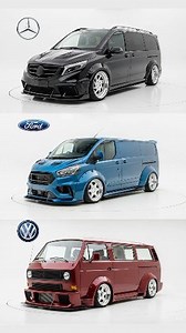 Mercedes vs Ford vs Vw #mercedes #ford #vw #transporter #vito #transit #communty #tuning #cars | Car Culture Ai