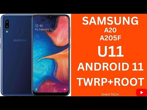 Samsung A20 (A205F) U11 Android 11 Root | How To Root Samsung Phones Using TWRP