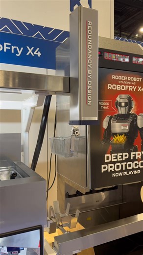 Day one of the #2025RestaurantShow and we’re already experiencing the future of foodservice! 🤖🍟⚡️ Visit the Kitchen Innovations Showroom in the South Building to see what’s keeping the industry at the cutting edge.#Foodservice #Robotics #FoodserviceIndustry | National Restaurant Association Restaurant, Hotel-Motel Show