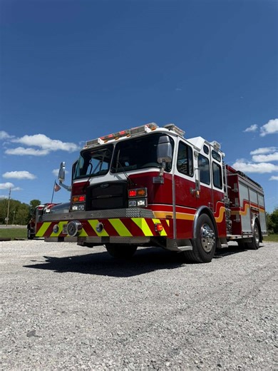 2013 EONE RESCUE PUMPER 800 Gallon Tank Seats 6 People