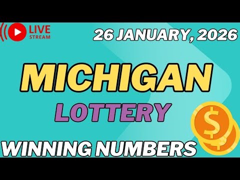 Michigan Midday Lottery Results For - 26 Jan, 2026 - Daily 3 - Daily 4 - Powerball - Mega Million
