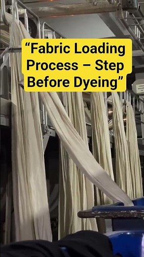 Fabric Loading Process in Textile Industry | Inside the Dyeing Department#textileprocess #manufactur
