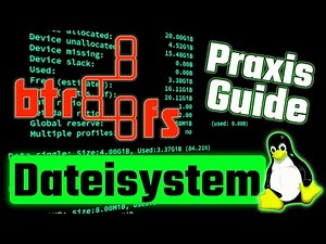 So verwendest du BTRFS in der PRAXIS!