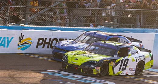 Aric Almirola wins Xfinity Series race at Phoenix in overtime thriller