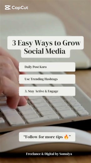 3 Easy Ways to Grow Social Media Fast 🚀