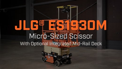 Get even more out of your micro-sized scissor ✂️ The integrated mid-rail deck option gives you 19.5-in of additional working height, so you can access those tough-to-reach places. Plus, you can operate the entire lift right from the deck. Talk about a huge win. | JLG Industries