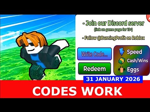 *CODES* Run on Acid (+1 Speed) ROBLOX | JANUARY 31, 2026