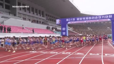 North Korea runs its international marathon for first time since Covid