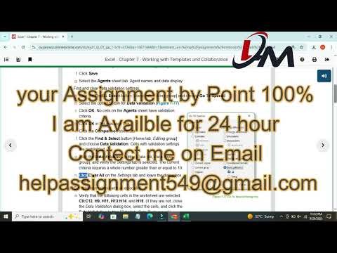 Excel 2021 In Practice - Ch 7 Guided Project 7-3 | SIMnet Assignment Sarep by Step Help |Excel 2024