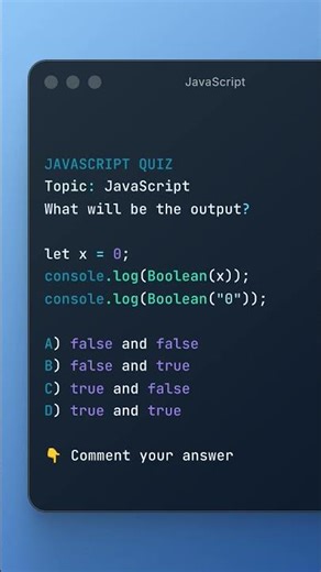JavaScript Truthy vs Falsy | Can You Spot the Trap? #correctcoding #coding #javascript #coding