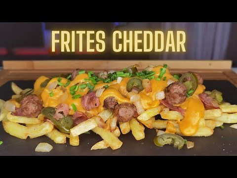 HOMEMADE FRIES WITH CHEDDAR, BACON, AND MINI MEATBALLS
