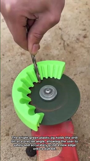 Sharpening Drill Bits with an Angle Grinder