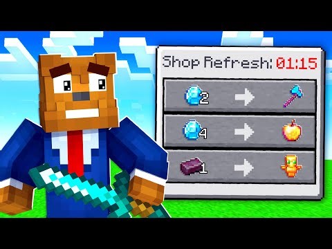 Beating Minecraft With A SECRET Shop