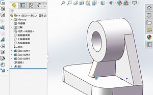 SolidWorks三维模型绘制