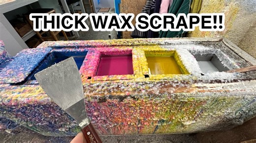 Oddly Satisfying Wax Scraping ASMR | Smooth & Scrapey Sounds