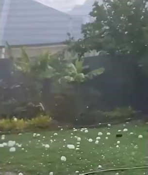 Never seen hail like this❄️🌩️ #hailstorm #hail #weather #stormvideo #extremeweather #storm #nature