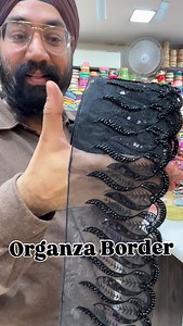 Organza hand work borders | Lace Corner- House of Fashion Accessories