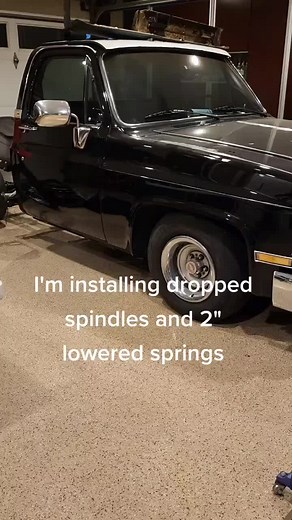 Installing Dropped Spindles and Lowered Springs on 1985 Chevy C10