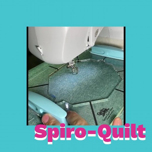330K views · 577 reactions | Free Motion Quilting for Beginners with our Spiro-Quilt | Sewing By Sarah | Facebook
