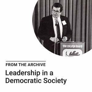 From #TheElective Donald Stewart argued in the Fall 1988 issue of the College Board Review that a major part of leadership is teaching—and the greatest teachers lead their students toward a solid grasp of ethical and moral standards. http://spr.ly/6183GtGBV | College Board