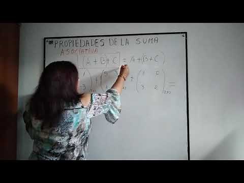 Propiedades de la suma de matrices, Propiedad asociativa